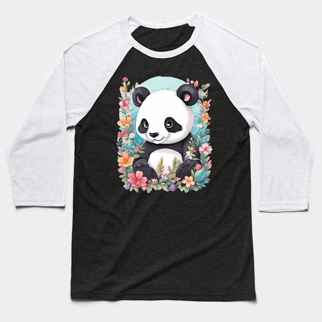 Cuta Panda Baseball T-Shirt by animegirlnft